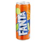 Fanta orange canette 33 cl - Carton de 24