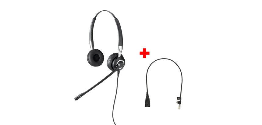 Casque téléphonique Jabra Biz2400 II version 2 écouteurs