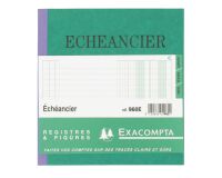 Registre piqûre échéancier 2 colonnes Exacompta 960