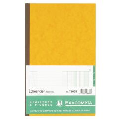 Registre piqûre échéancier 2 colonnes Exacompta 7760