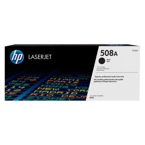 HP 508A (CF360A) tóner original negro