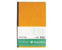 Registre piqûre journal 3 colonnes Exacompta 7780
