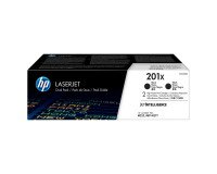 HP 201X (CF400XD) Pack 2 tóneres originales negro