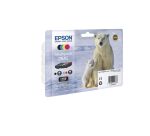 Epson 26XL Pack cartouche haute capacité de 4 couleurs pour imprimante jet d'encre