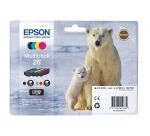 Epson 26 Pack cartouche de 4 couleurs pour imprimante jet d'encre