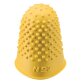Thimble rubber 18 mm n° 2 yellow - Bag of 12