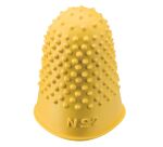 Doigtiers caoutchouc 18 mm n° 2 jaune - Sachet de 12
