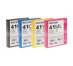 Ricoh GC41 Pack 4 cartuchos originales (negro + 3 colores)
