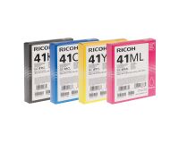 Ricoh GC41 Pack 4 cartouches d'encre couleurs séparées