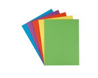 Subcarpetas de cartulina doble bolsillo 210 g A4 - Paquete de 25 colores Surtido