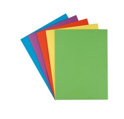 Subcarpetas de cartulina doble bolsillo 210 g A4 - Paquete de 25 colores Surtido
