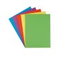 Corner sleeve paper double pocket Rainex A4 210 g assorted colours - pack of 25