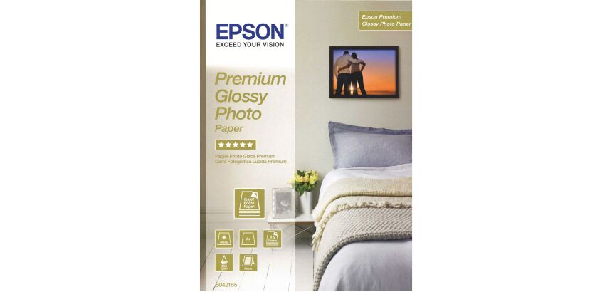 Papier photo ultra glacé Epson A4 255 g - 15 feuilles