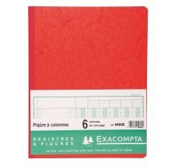 Register 6 columns 25 x 32 cm Exacompta 4060
