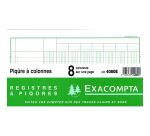 Registre piqûre 8 colonnes Exacompta 4080