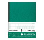 Registre piqûre 8 colonnes Exacompta 4080