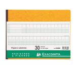 Registre piqûre 30 colonnes Exacompta 6300