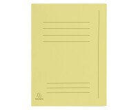 Subcarpetas pre-impresas 3 solapas Exacompta - Paquete de 50