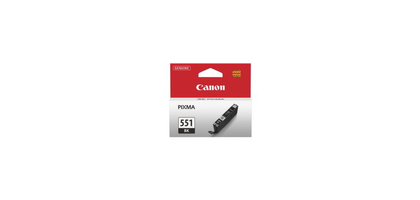 Cartouche Canon CLI551 noire pour imprimante jet d'encre