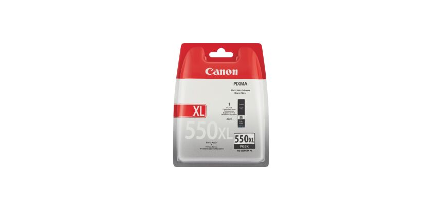 Cartouche Canon PGI 550PG BK XL haute capacité noire pour imprimante jet d'encre