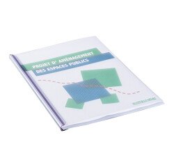 Tapa de encuadernación de polipropileno blanco GBC 70/100 (paquete de 50) color blanco