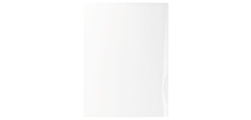 File folder with 2 flaps Chromolux 24 x 32 cm white