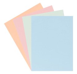 Subcarpetas de cartulina 1 solapa 210 g A4 colores pastel Exacompta Paquete de 50