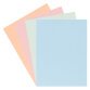Chemise dossier 1 rabat latéral Exacompta 24 x 32 cm couleurs pastel - Paquet de 50