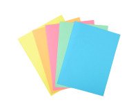 Subcarpetas de cartulina 1 solapa 210 g A4 colores pastel Exacompta Paquete de 50