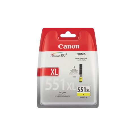 Canon CLI551Y XL cartucho original amarillo de alta capacidad (680 páginas)