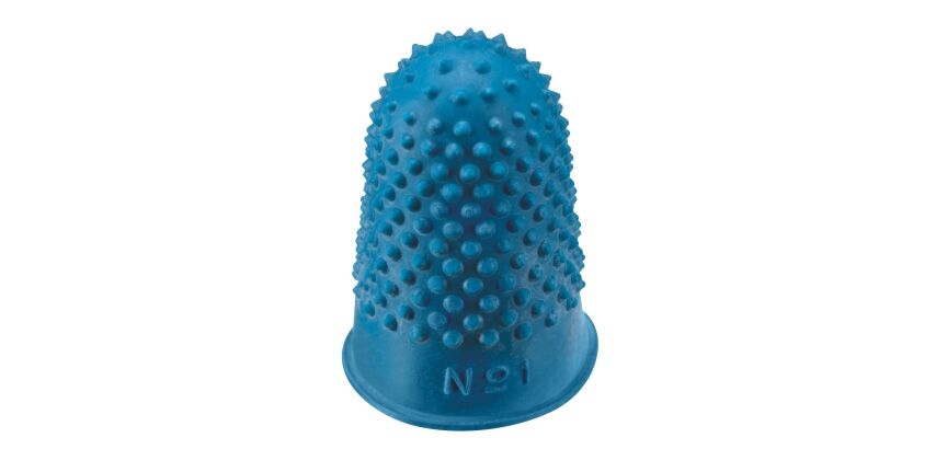 Dedales de Goma 17 mm Nº 1 Azul Pack de 12