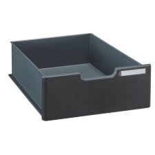 Cajón Altura 10,8 cm para Modulodoc Exacompta negro