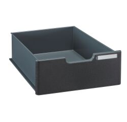 Cajón Altura 10,8 cm para Modulodoc Exacompta negro
