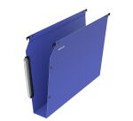 Dossier suspendu plastique Esselte pour armoires fond 50 mm à bouton pression - couleurs assorties