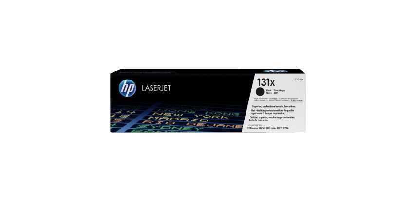 HP 131X - CF210X toner haute capacité noir pour imprimante laser