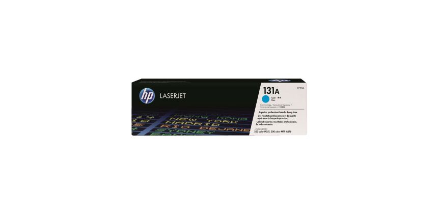 Toner HP 131A CF21x Toner couleurs séparées pour imprimante laser