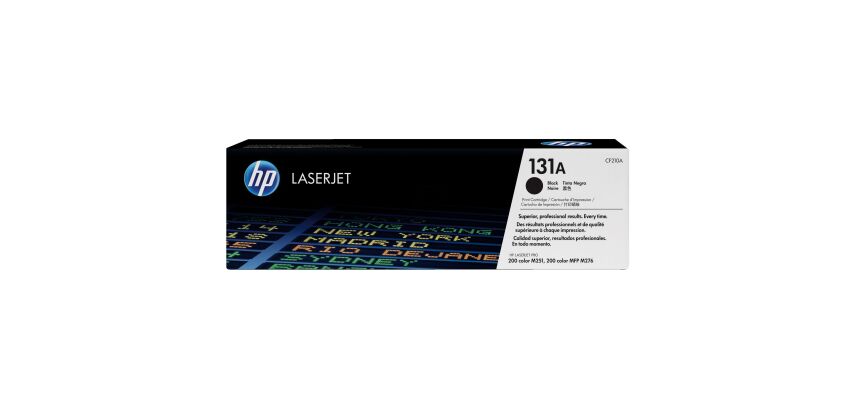 Toner HP 131A CF210A noir pour imprimante laser