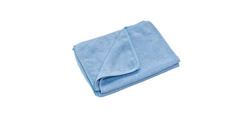 Serpillière microfibre bleue - Paquet de 2