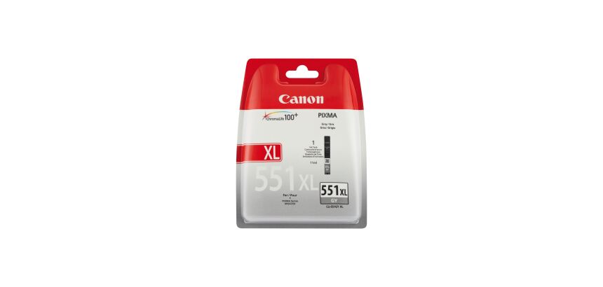 Cartouche Canon CLI551XL couleurs séparées haute capacité pour imprimante jet d'encre