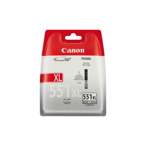 Canon CLI551G XL cartucho original gris de alta capacidad (680 páginas)