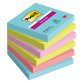 Notes repositionnables couleurs Cosmic Super Sticky Post-it - bloc de 90 feuilles