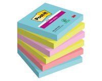 Notes couleurs Cosmic Super Sticky Post-it 76 x 76 mm - Bloc de 90 feuilles