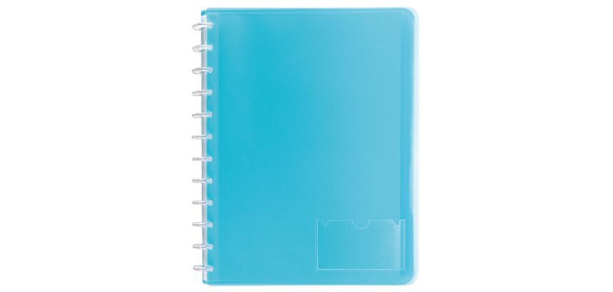 Protège-documents Viquel Géode Essentiel Recyclé polypropylène translucide A4 couleur - 30 pochettes