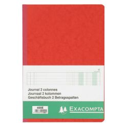 Registre standard journal 2 colonnes Exacompta 400E, 21 x 29,7 cm 80 pages