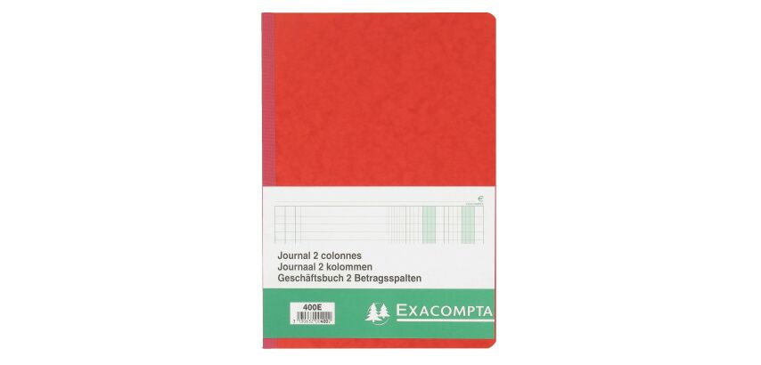 Exacompta journal 2 columns 29,7 x 21 cm