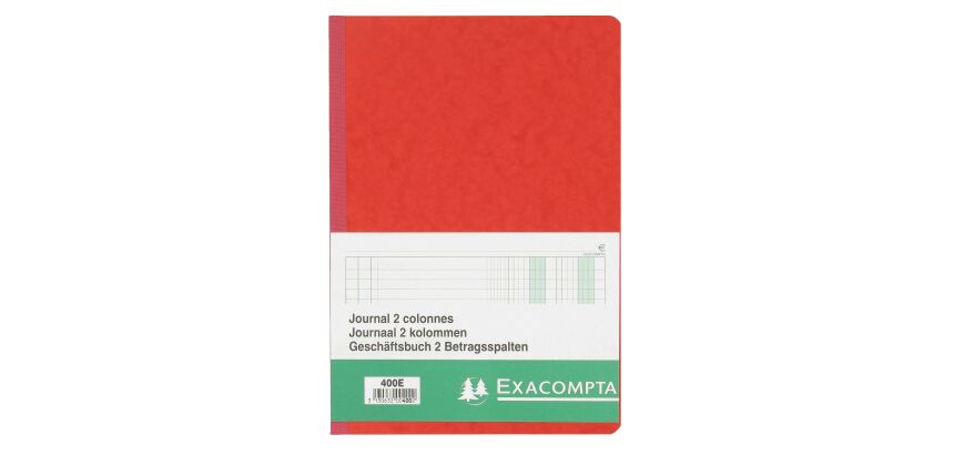 Registre piqûre journal 2 colonnes Exacompta 400