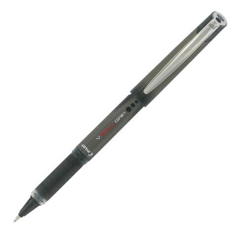 Bolígrafo roller Pilot V-ball Grip punta gruesa negro