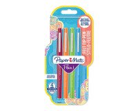 Rotulador Flair Punta media Paper Mate Estuche 4 colores
