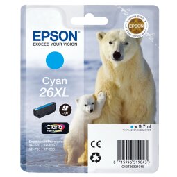 Cartridge Epson 26XL separated colors