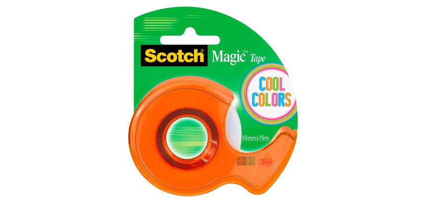 Dévidoir adhésif Coll Colors Scotch avec rouleau